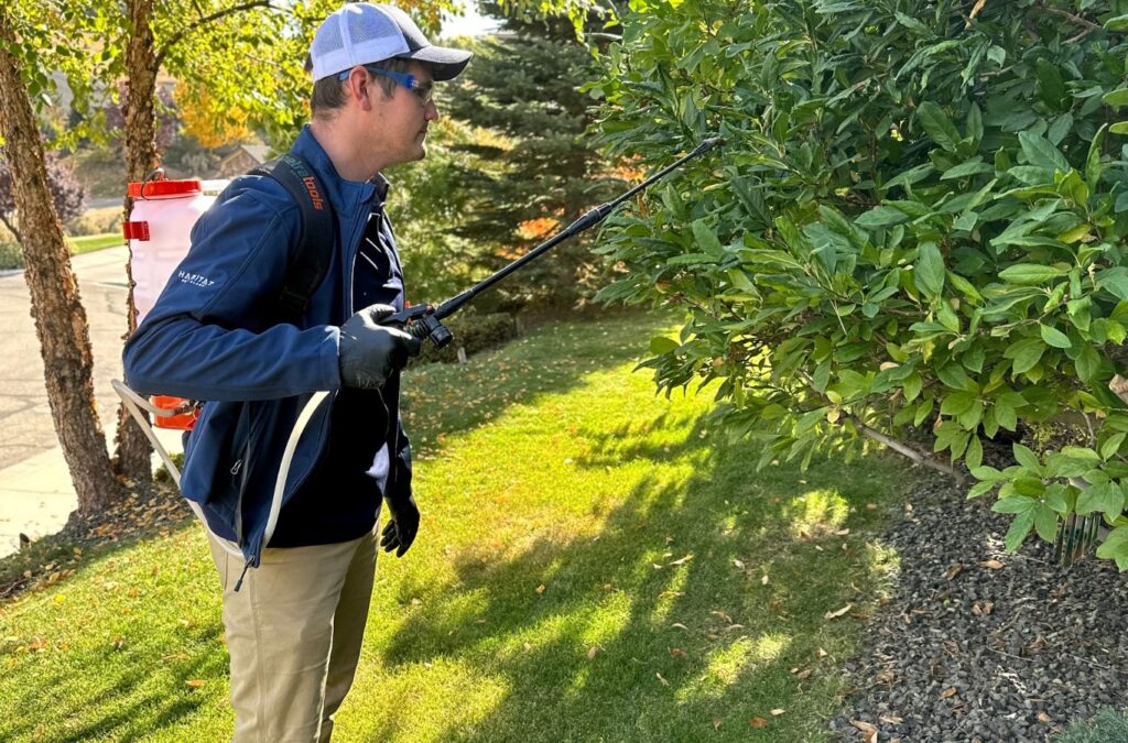 A Habitat Pest & Lawn expert showing why our pest control services are trusted across Ada County, Idaho. Pest Control Near Me.